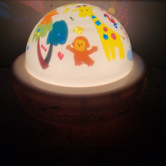 Vintage 1987 TOMY LULLABY LIGHT SHOW MUSICAL & PROJECTION BABY NIGHT LIGHT WBOX - Picture 3 of 17